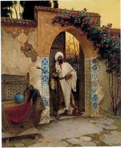 Arab or Arabic people and life. Orientalism oil paintings 10